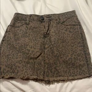 Cheetah skirt